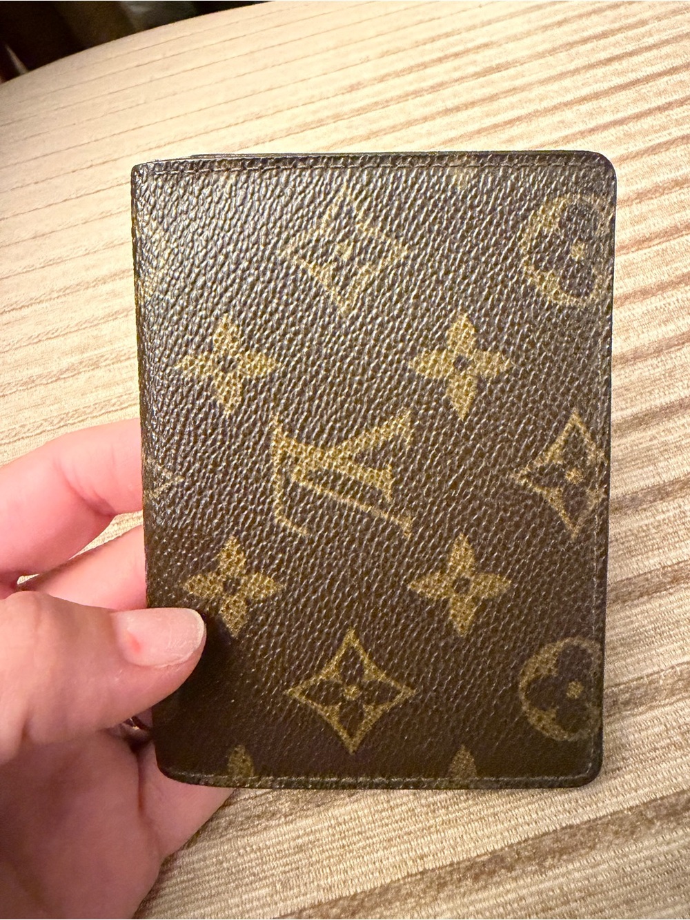 Louis Vuitton Brown Monogram Card Wallet
